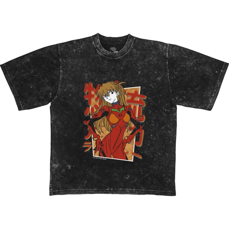 ASUKA_02 - ACID NEGRO ASUKA_02 // ACID OVERSIZE TEE