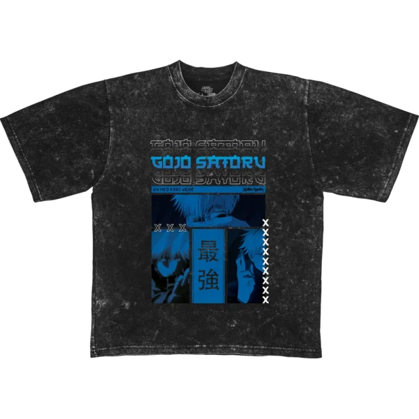 GOJO SATORU「最強」// ACID OVERSIZE TEE