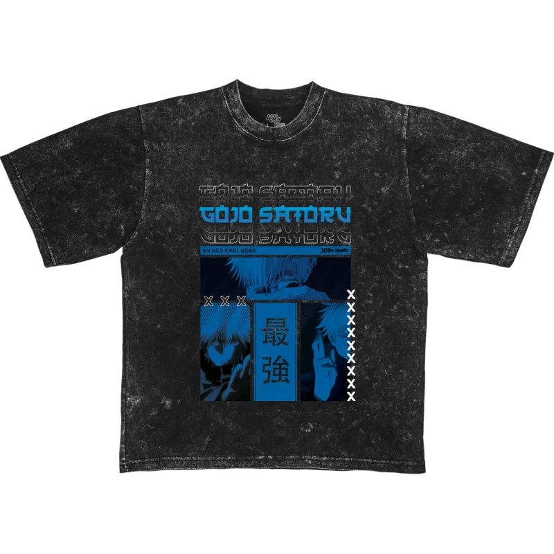 GOJO SATORU「最強」// ACID OVERSIZE TEE