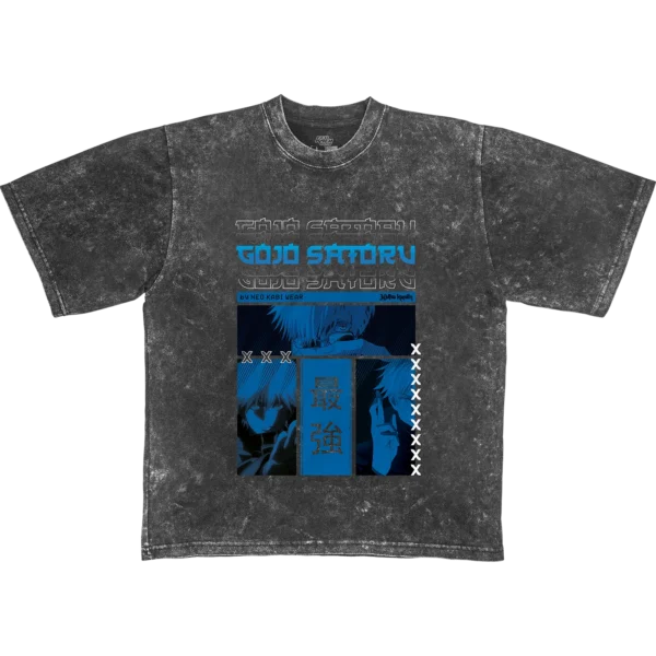GOJO SATORU「最強」// ACID OVERSIZE TEE