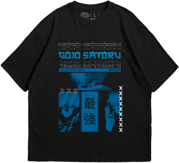 GOJO SATORU「最強」// POLO OVERSIZE [JUJUTSU KAISEN_C#01]