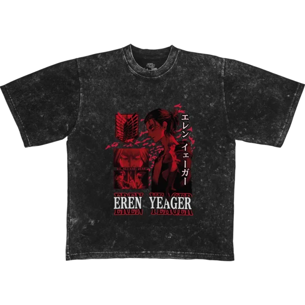 EREN YEAGER // ACID OVERSIZE TEE