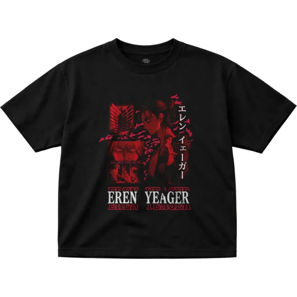 EREN YEAGER // SOLID OVERSIZE TEE