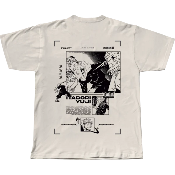 YUJI ITADORI「黒閃」// SOLID OVERSIZE TEE