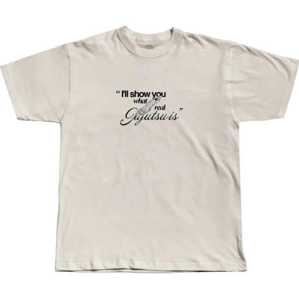 YUJI ITADORI「黒閃」// SOLID OVERSIZE TEE