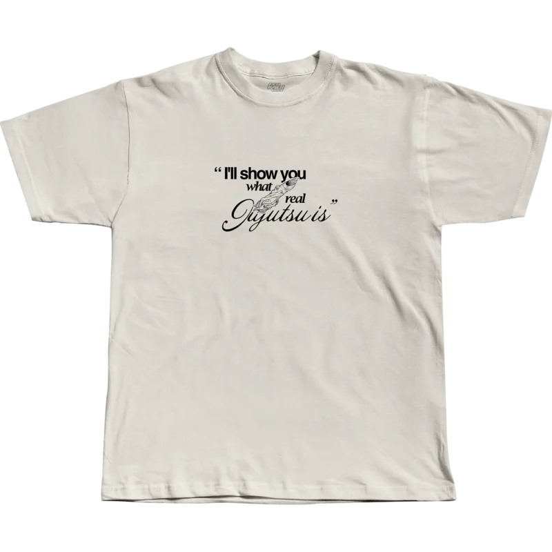 ITADORI - OVER OFF-WHITE (FRONT) YUJI ITADORI「黒閃」// SOLID OVERSIZE TEE