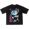 NKW - GENOS - OVER - SOLID BLACK TEE - FRONT GENOS // SOLID OVERSIZE TEE