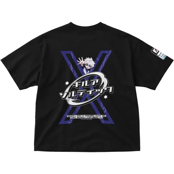 KILLUA ZOLDYCK ⚡︎ STORM // SOLID OVERSIZE TEE