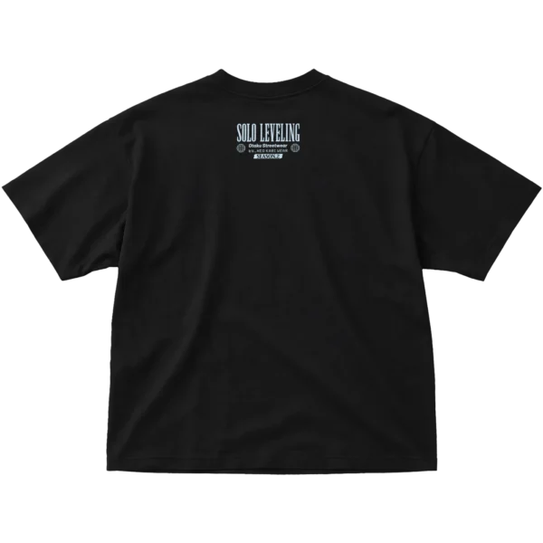 NKW-SUNG_BLACK_CE_OVER-BACK SUNG JINWOO "S-RANK" // SOLID OVERSIZE TEE