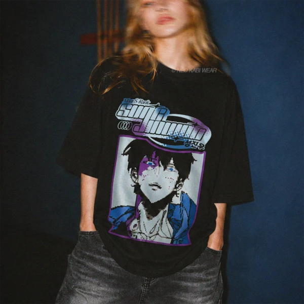 SUNG JINWOO "S-RANK" // SOLID OVERSIZE TEE