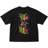NKW - TURBO - OVER - SOLID BLACK TEE - BACK DROP 03 // DANDADAN: TURBO GRANNY’S CURSE
