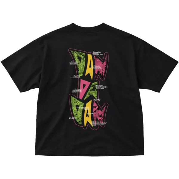NKW - TURBO - OVER - SOLID BLACK TEE - BACK DROP 03 // DANDADAN: TURBO GRANNY’S CURSE