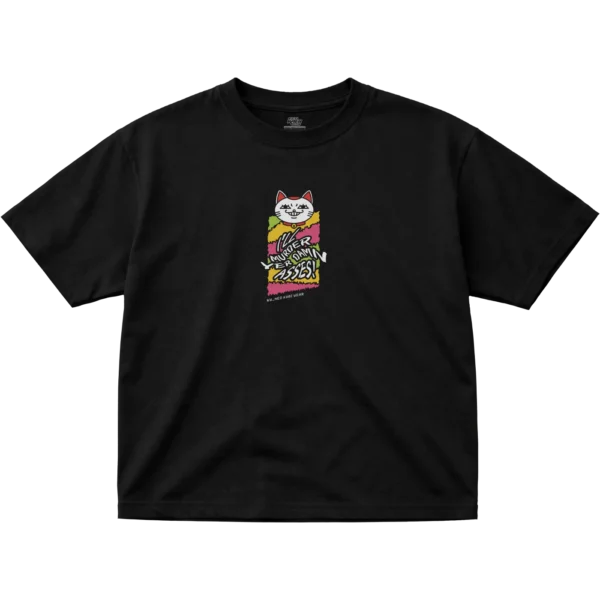 NKW - TURBO - OVER - SOLID BLACK TEE - FRONT DROP 03 // DANDADAN: TURBO GRANNY’S CURSE