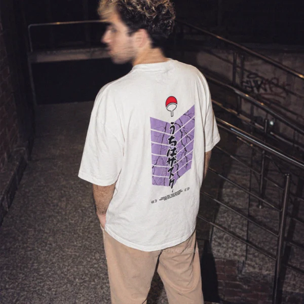 SASUKE UCHIHA // SOLID OVERSIZE TEE